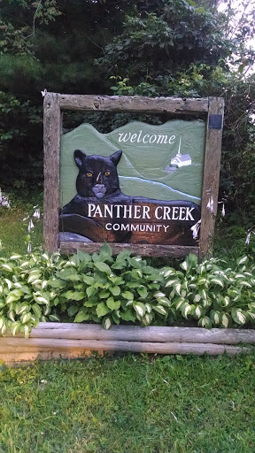 Panther Creek Community Sign