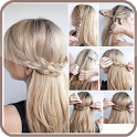 Hairstyle step icon