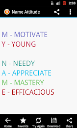 Name Attitude poster 7