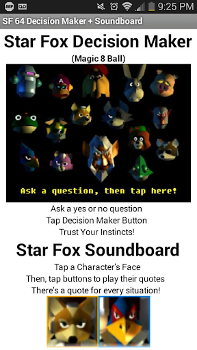 Star Fox 64 Decision Maker