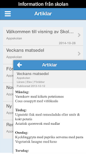  Skola24 MobilApp– miniatyr av skärmdump  