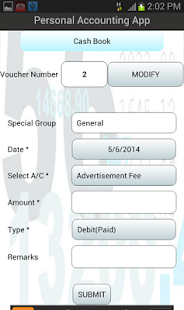 Free Download Personal Accountant-Demo APK