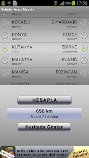 Şehirler Arası Mesafe Screenshots 0