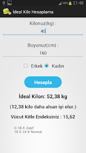 How to get Günlük Kalori ve İdeal Kilo patch 1.0 apk for pc