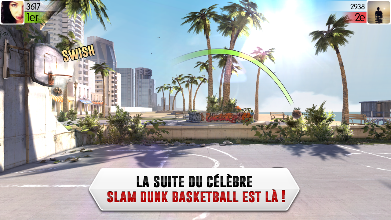 Android application Slam Dunk Basketball 2 screenshort