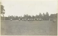 Ruiterspel met grote bal, Medan Sumatra