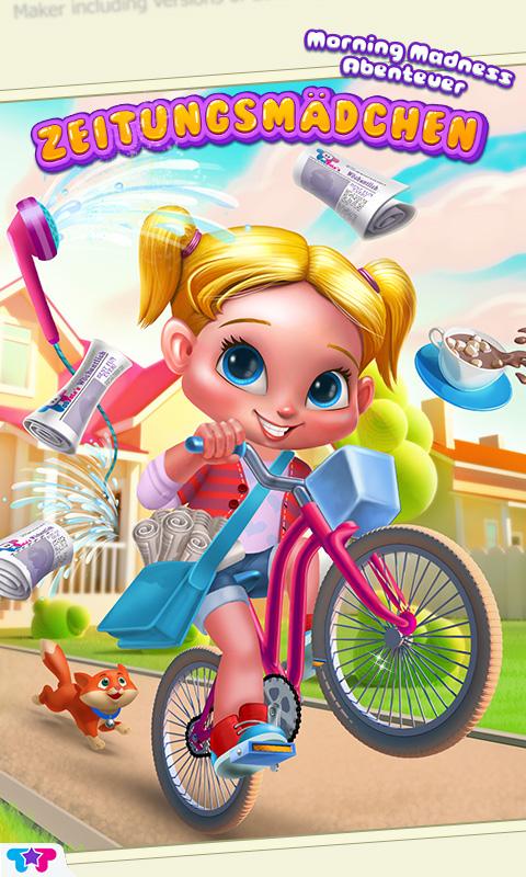 Android application Paper Girl - Morning Madness screenshort