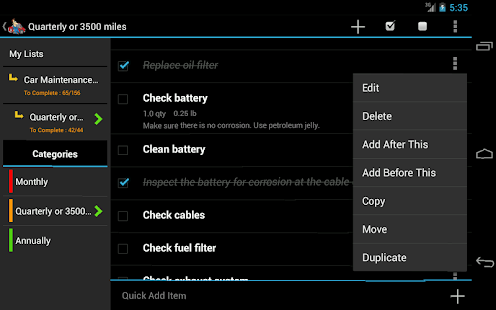 Car Maintenance List FREE(圖2)-速報App