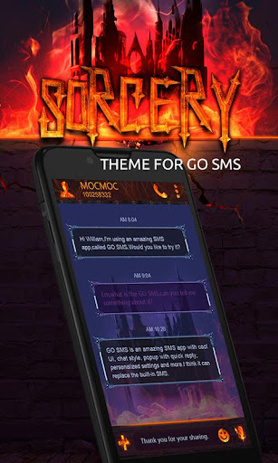 GO SMS PRO SORCERY THEME