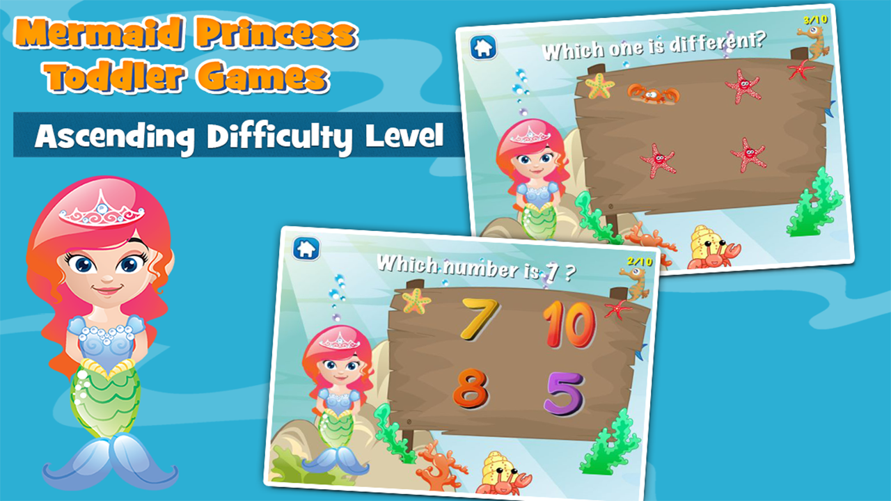Mermaid Princess Toddler Games Android Apps on Google Play