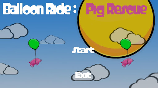 Balloon Ride Pig Rescue