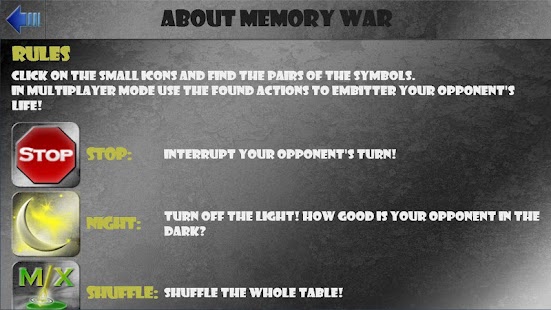 Memory War Screenshots 3