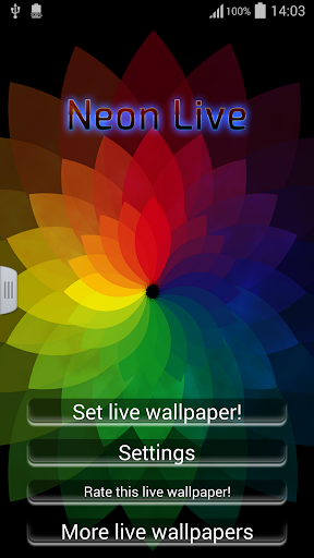 【免費個人化App】Neon Live Wallpaper-APP點子