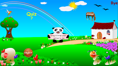 Android application Kids Learning Animals Fruits. screenshort