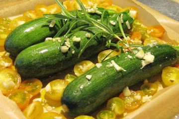 Zucchini and Mixed Cherry Tomato Confit