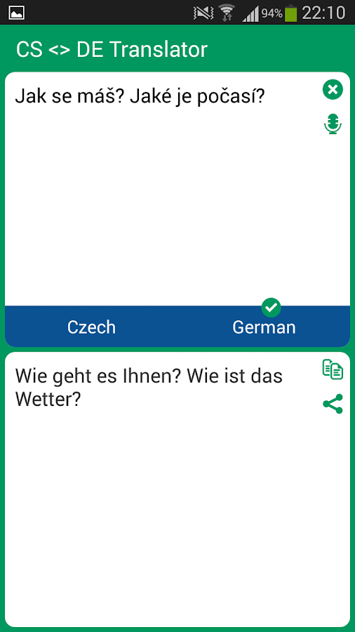 Czech German Translator Android Apps on Google Play