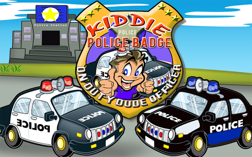 Kiddie Police Badge: On Duty