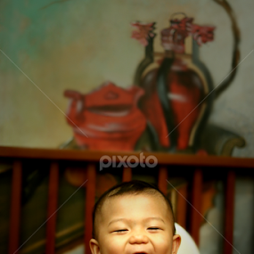 laughing all day by Purnomo Sidhi - Babies & Children Child Portraits