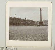 Het plein voor de Hermitage in Sint-Petersburg.