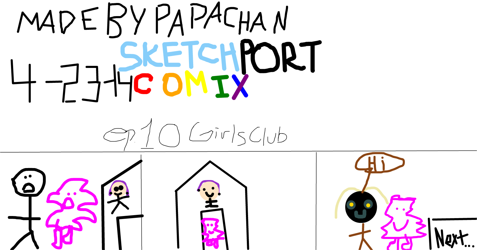 Sketchport Comix: Episode 10 Girls Club