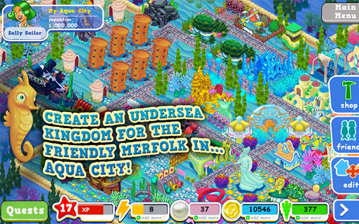 Aqua City: Fish Empires (Unlimited Pearls/Coins)