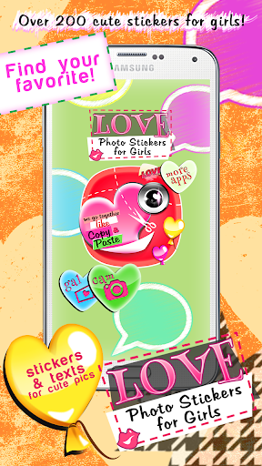 Love Photo Stickers for Girls