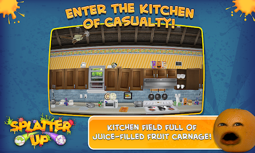 Android application Annoying Orange: Splatter Up! screenshort