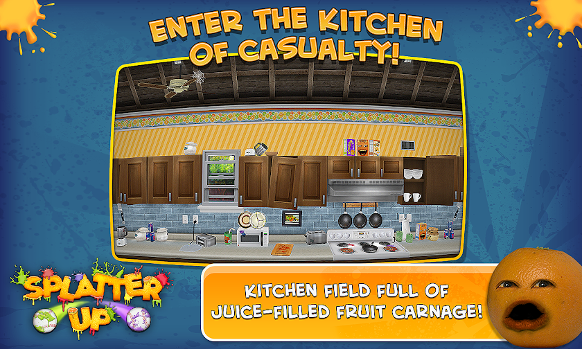 Annoying Orange: Splatter Up! Screen 1