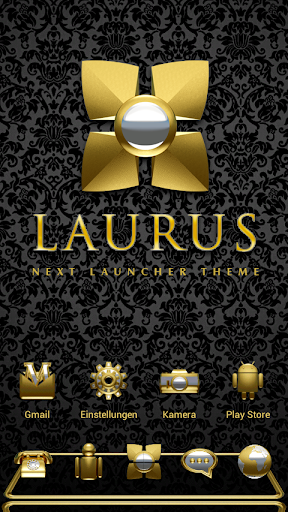 Next Launcher Theme Laurus 3D