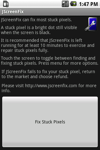 Android application JScreenFix screenshort