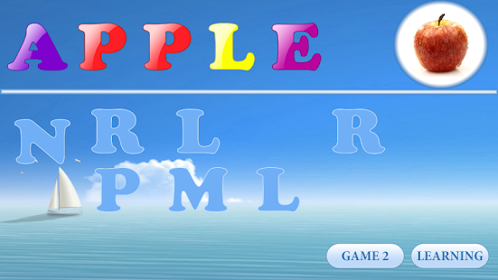 Kids games: Learning letters Screen 3