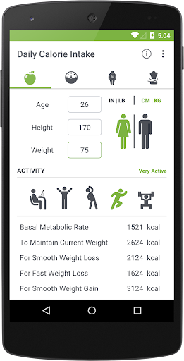 BMI Calculator. Healthy Weight