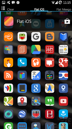 【免費個人化App】Flat iOS 7 Go Apex Nova Theme-APP點子