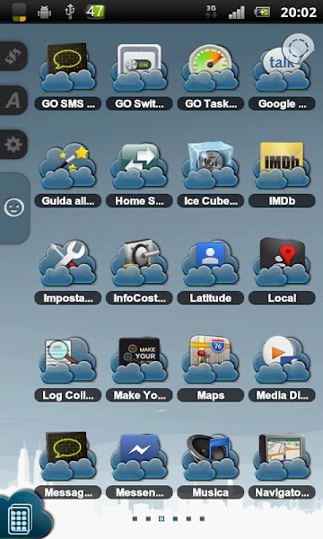 Clouds Theme TSF Shell v4.0