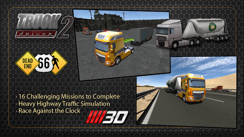 Truck Driver Highway Race 3D+ Screen 1