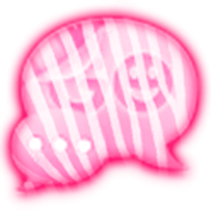 GO SMS - Perfect Pink Zebra 1.1