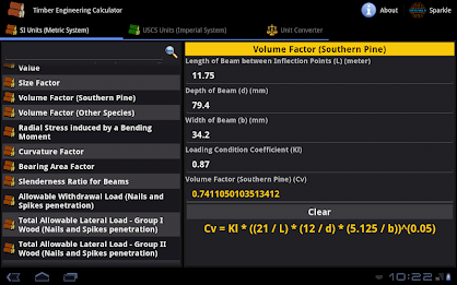 Timber Engineering Calc Tablet poster 14