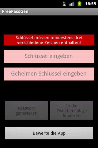 FreePassGen: sicheres Passwort