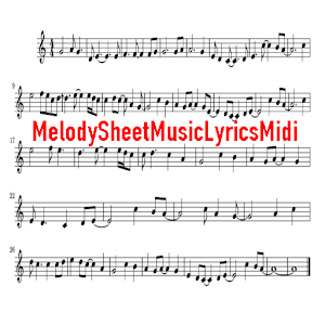 Melody Sheet Music Lyrics Midi logo