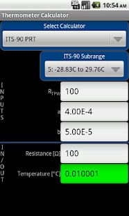 Thermometer Calculator Screenshots 1