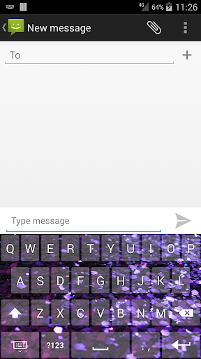 【免費個人化App】Purple Glitter Keyboard-APP點子