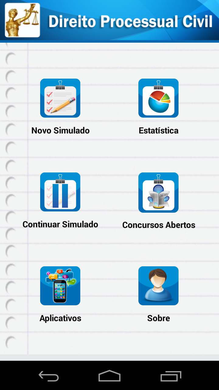 Android application Direito Processual Civil PRO screenshort