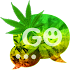 GO SMS Pro Theme Weed Ganja2.6