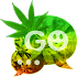 GO SMS Pro Theme Weed Ganja2.6