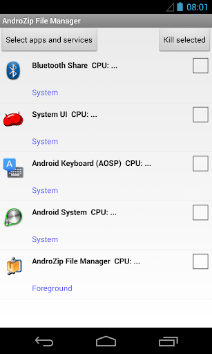 AndroZip™ FREE File Manager 4.7.4 screenshots 5