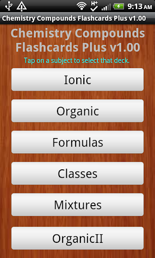 Chemistry Compounds Flashcard+