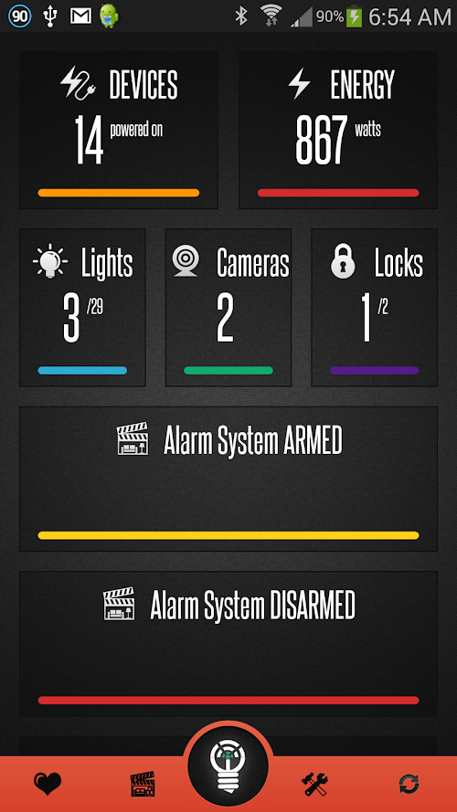 Android application InControl Home Automation Paid screenshort