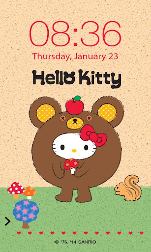 Hello Kitty Little Brown Lock
