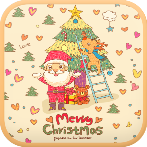 Cozy Santa go launcher theme LOGO-APP點子