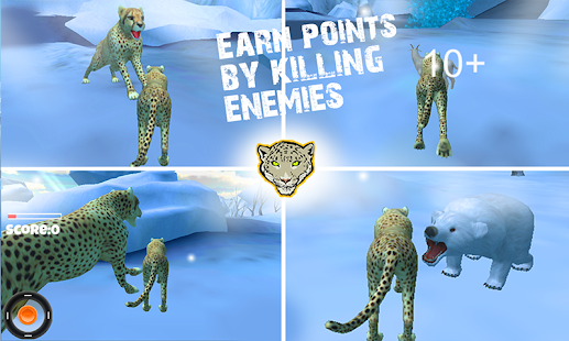 Snow Wild Leopard Attack Sim Screenshots 11